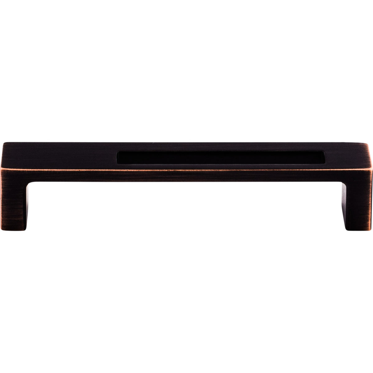 Top Knobs TK266TB: 5" cc Modern Metro Slot Flat Bar Cabinet Pull - Tuscan Bronze