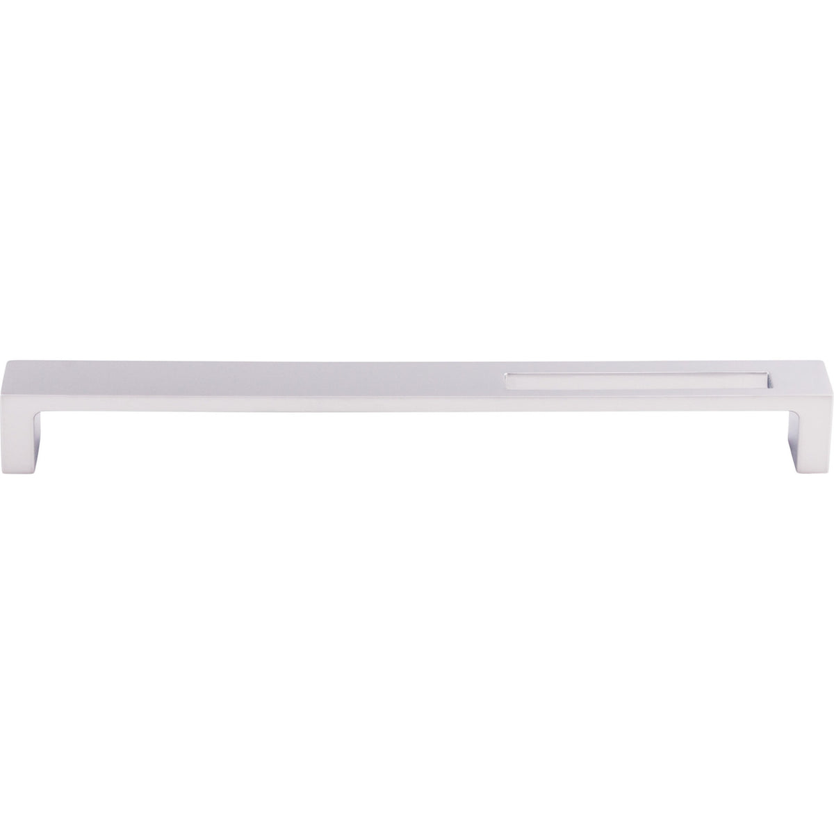 Top Knobs TK268ALU: 9" cc Modern Metro Flat Bar Cabinet Pull - Aluminum