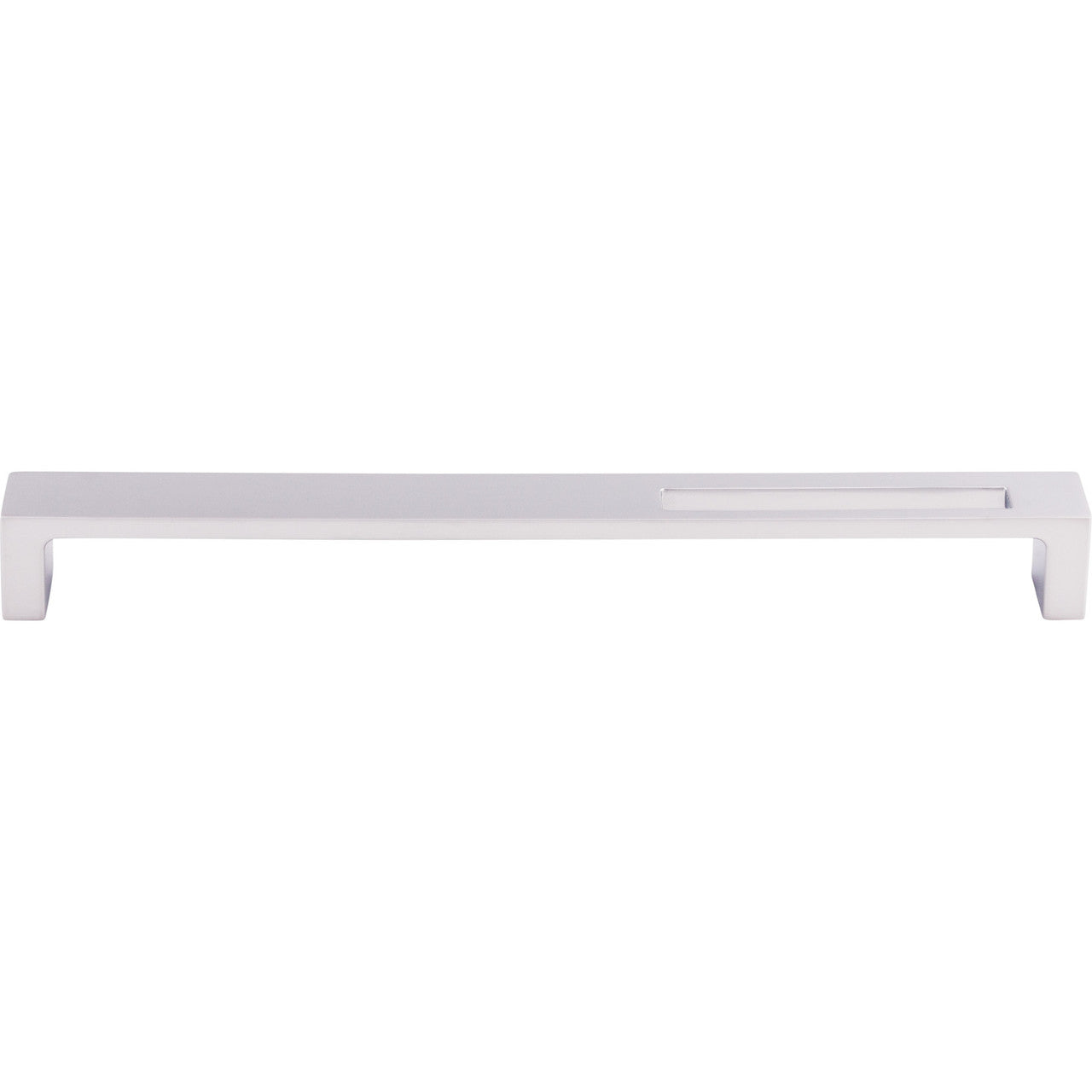 Top Knobs TK268ALU: 9" cc Modern Metro Flat Bar Cabinet Pull - Aluminum