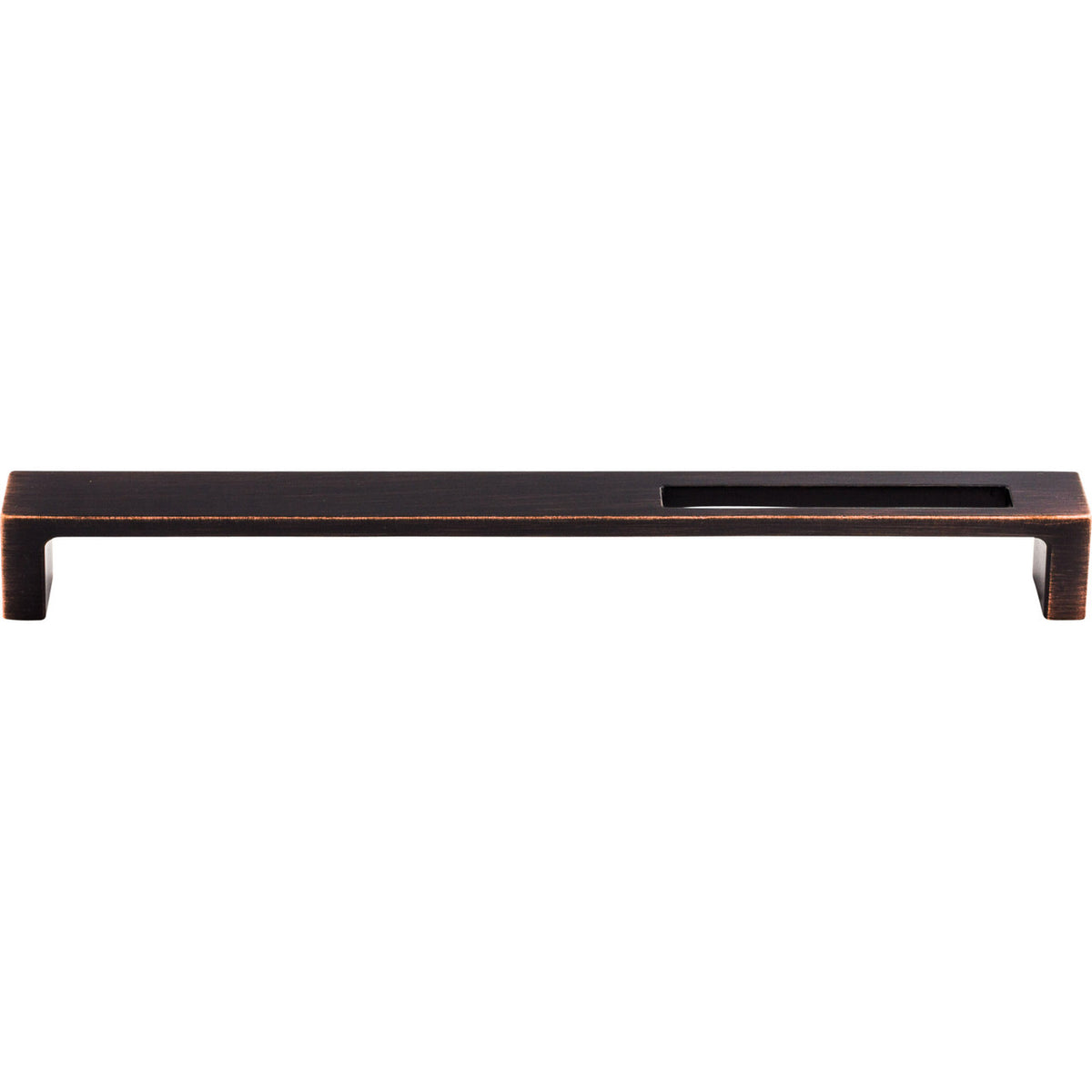 Top Knobs TK268TB: 9" cc Modern Metro Flat Bar Cabinet Pull - Tuscan Bronze