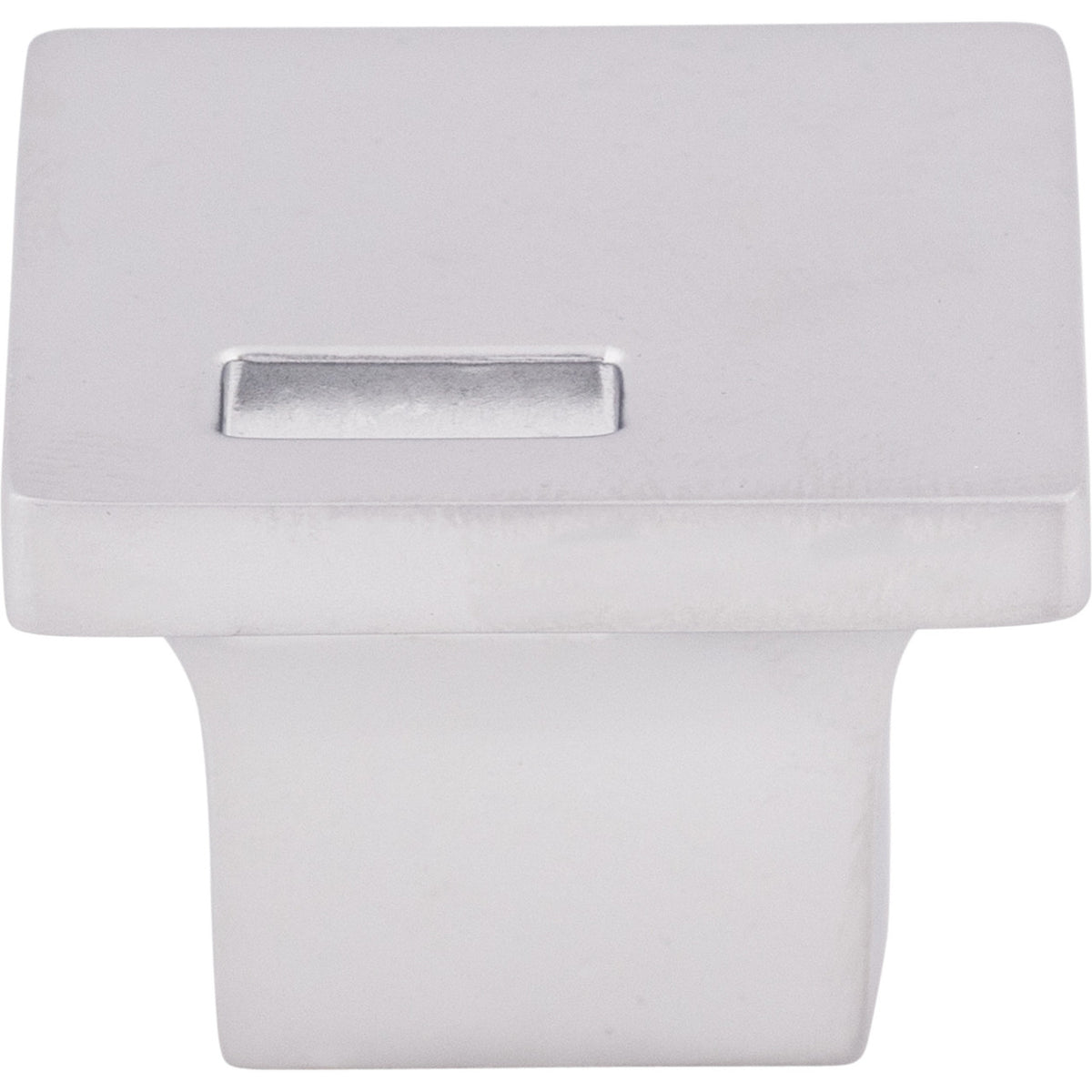 Top Knobs TK269ALU: 1-1/4" Modern Metro Slot Square Cabinet Knob - Aluminum
