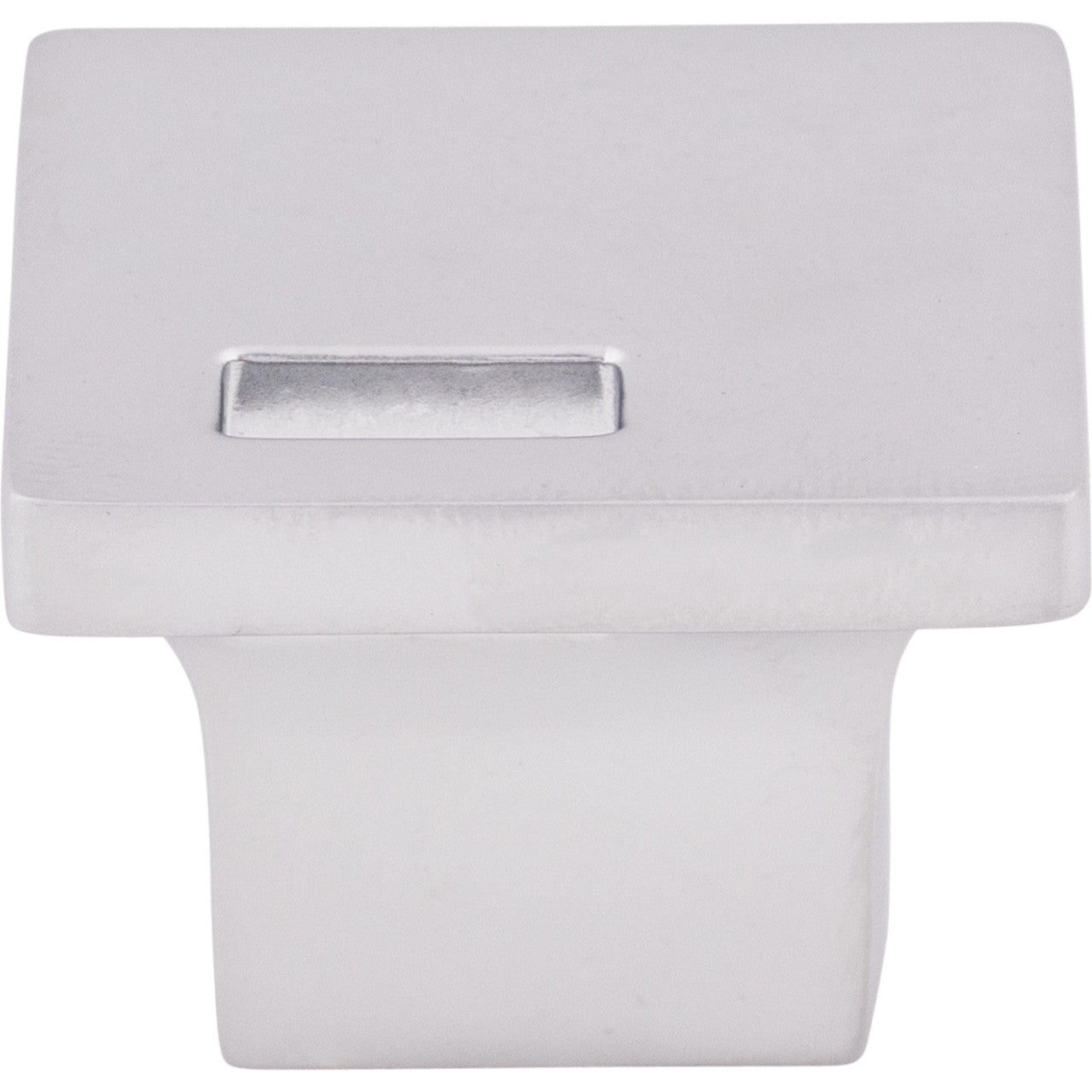 Top Knobs TK269ALU: 1-1/4" Modern Metro Slot Square Cabinet Knob - Aluminum