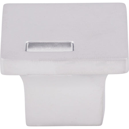Top Knobs TK269ALU: 1-1/4" Modern Metro Slot Square Cabinet Knob - Aluminum