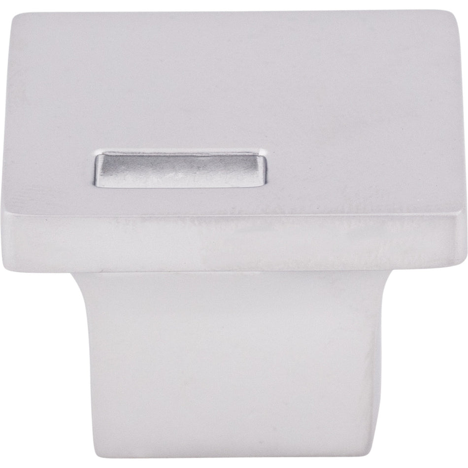 Top Knobs TK269ALU: 1-1/4" Modern Metro Slot Square Cabinet Knob - Aluminum