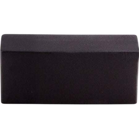 Top Knobs TK275BLK: 2" cc Modern Metro Tab Cabinet Pull - Flat Black