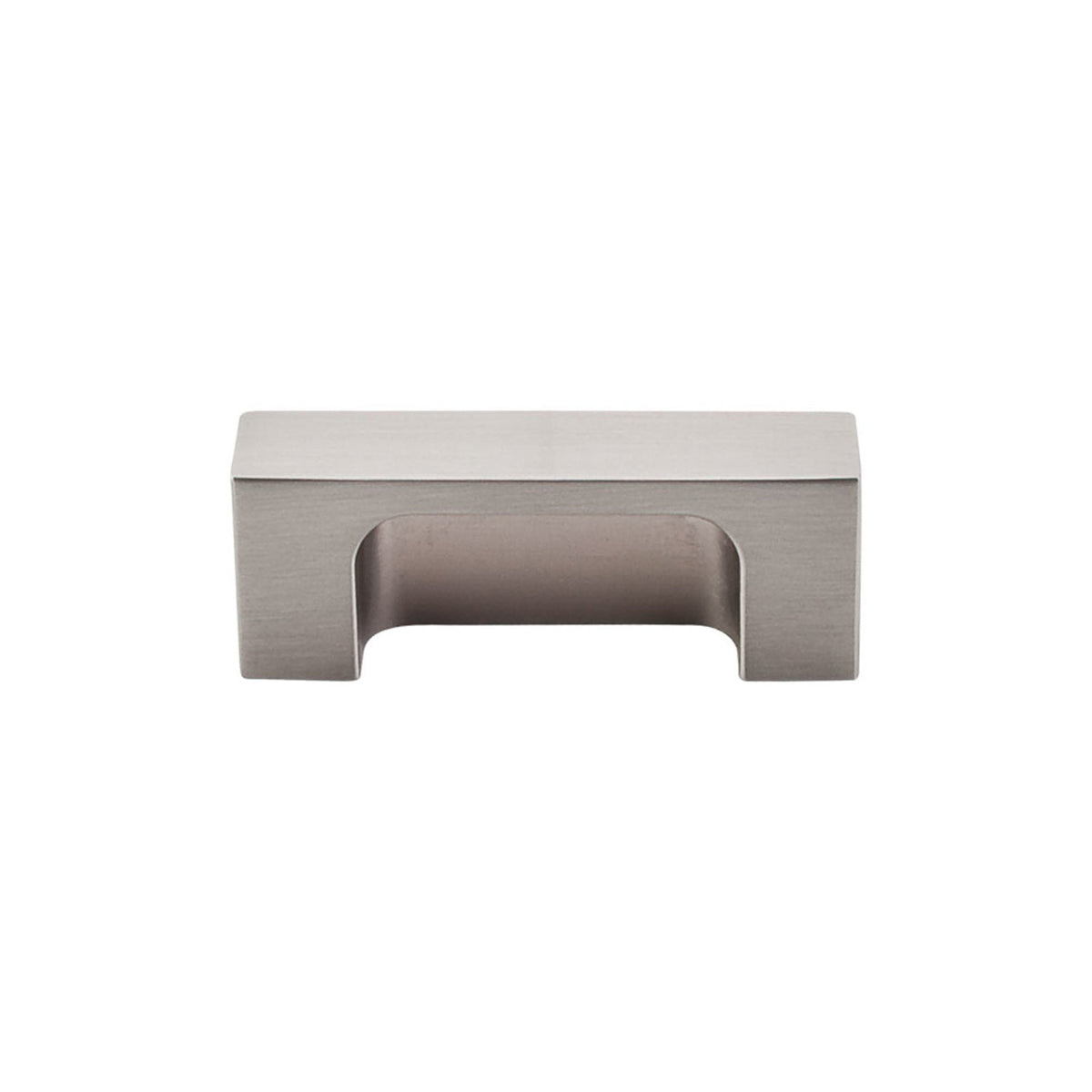 Top Knobs TK275BSN: 2" cc Modern Metro Tab Cabinet Pull - Brushed Satin Nickel