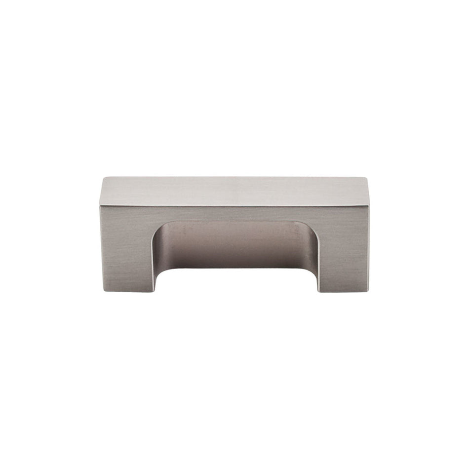 Top Knobs TK275BSN: 2" cc Modern Metro Tab Cabinet Pull - Brushed Satin Nickel