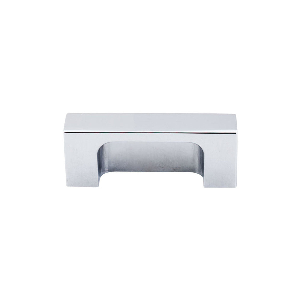 Top Knobs TK275PC: 2" cc Modern Metro Tab Cabinet Pull - Polished Chrome