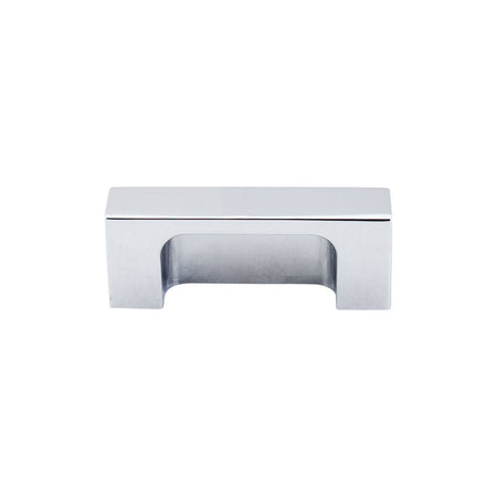 Top Knobs TK275PC: 2" cc Modern Metro Tab Cabinet Pull - Polished Chrome
