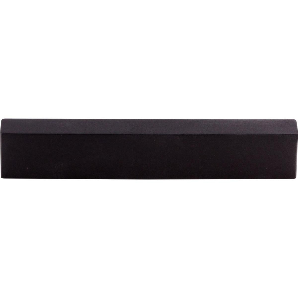 Top Knobs TK276BLK: 5" cc Modern Metro Tab Cabinet Pull - Flat Black