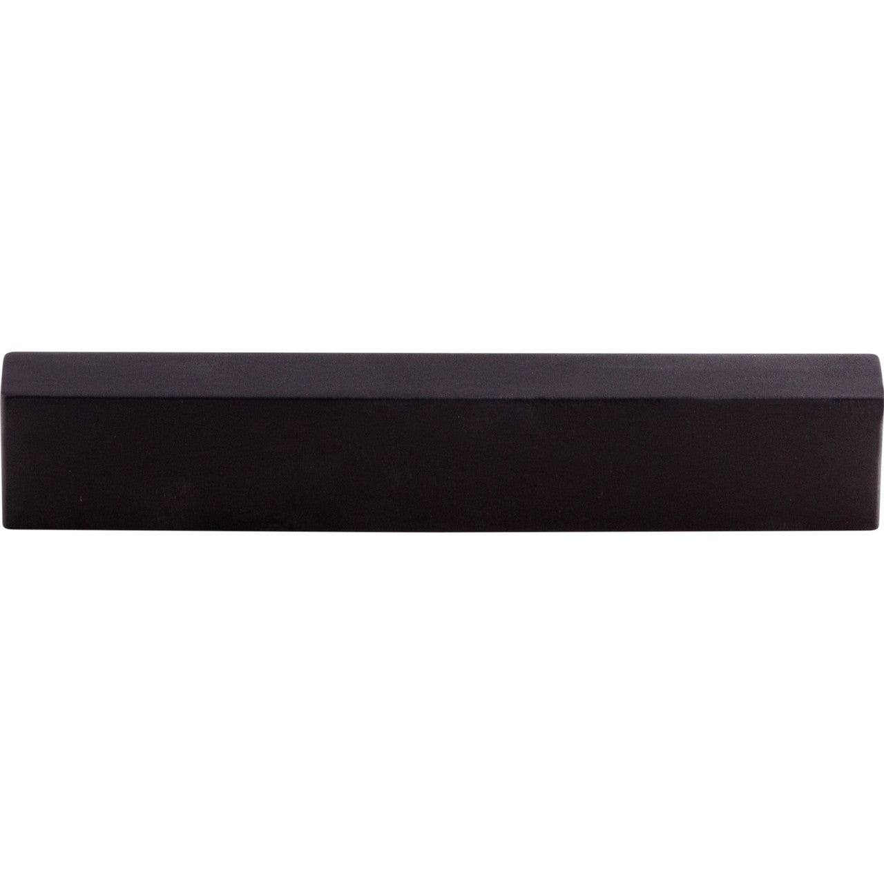 Top Knobs TK276BLK: 5" cc Modern Metro Tab Cabinet Pull - Flat Black