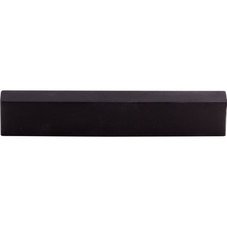 Top Knobs TK276BLK: 5" cc Modern Metro Tab Cabinet Pull - Flat Black