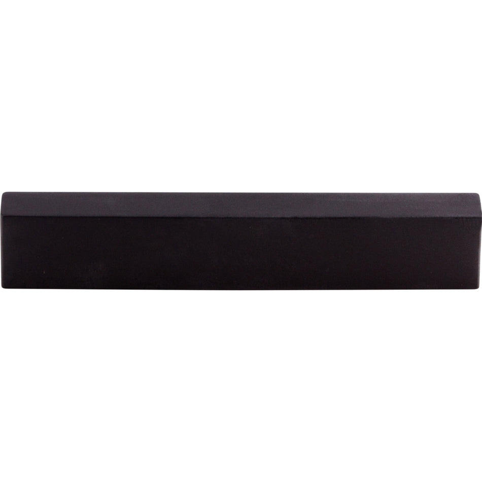 Top Knobs TK276BLK: 5" cc Modern Metro Tab Cabinet Pull - Flat Black