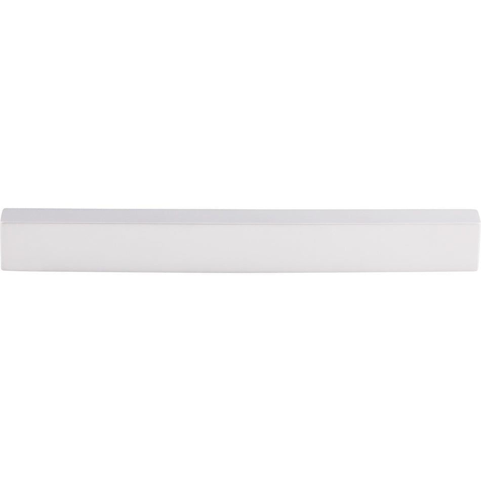 Top Knobs TK277ALU: 8" cc Modern Metro Tab Cabinet Pull - Aluminum