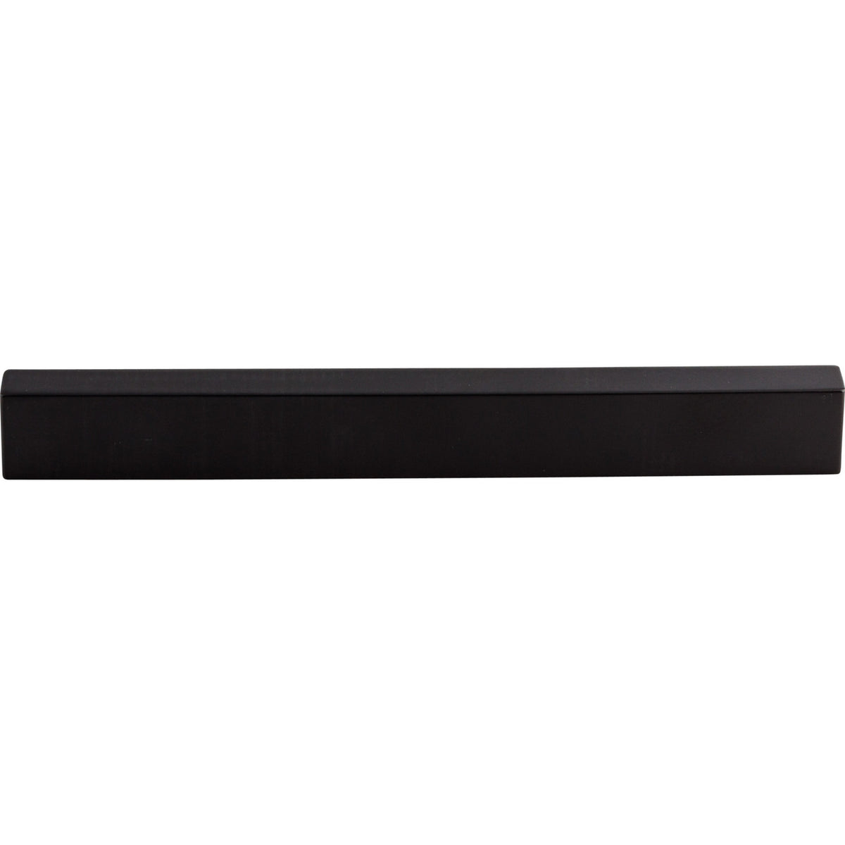 Top Knobs TK277BLK: 8" cc Modern Metro Tab Cabinet Pull - Flat Black