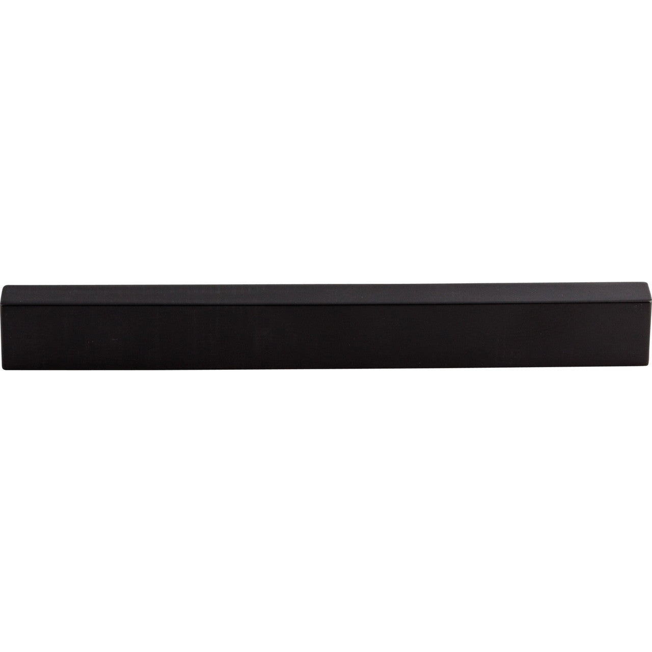 Top Knobs TK277BLK: 8" cc Modern Metro Tab Cabinet Pull - Flat Black