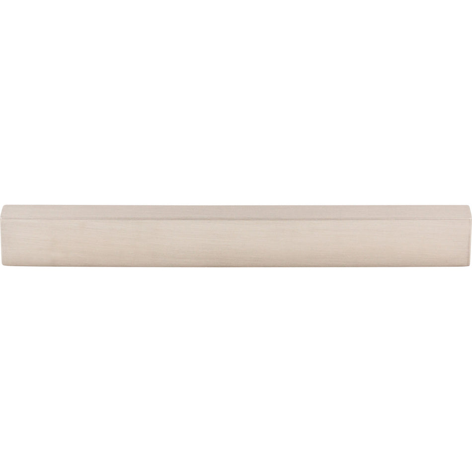 Top Knobs TK277BSN: 8" cc Modern Metro Tab Cabinet Pull - Brushed Satin Nickel