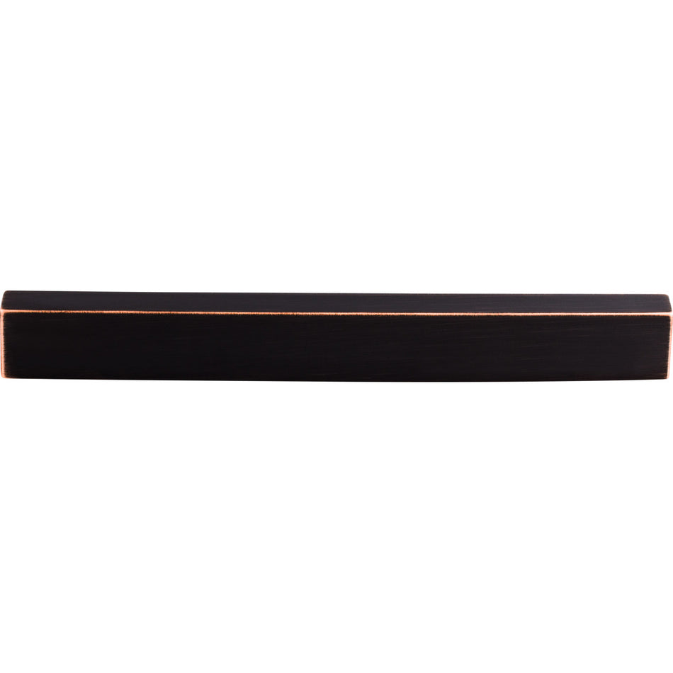 Top Knobs TK277TB: 8" cc Modern Metro Tab Cabinet Pull - Tuscan Bronze