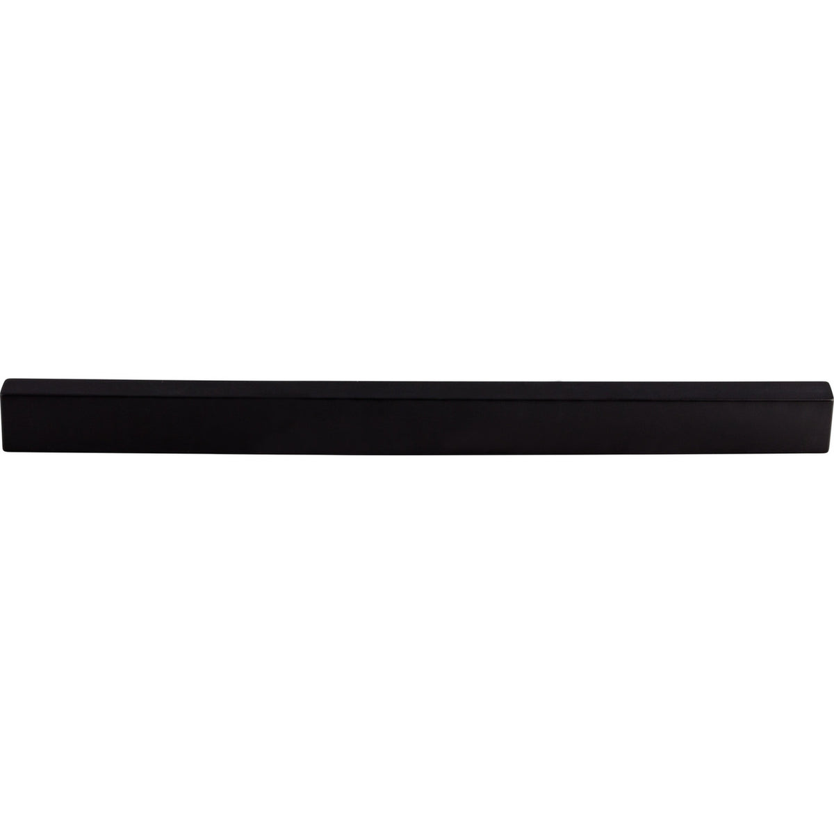 Top Knobs TK278BLK: 12" cc Modern Metro Tab Cabinet Pull - Flat Black