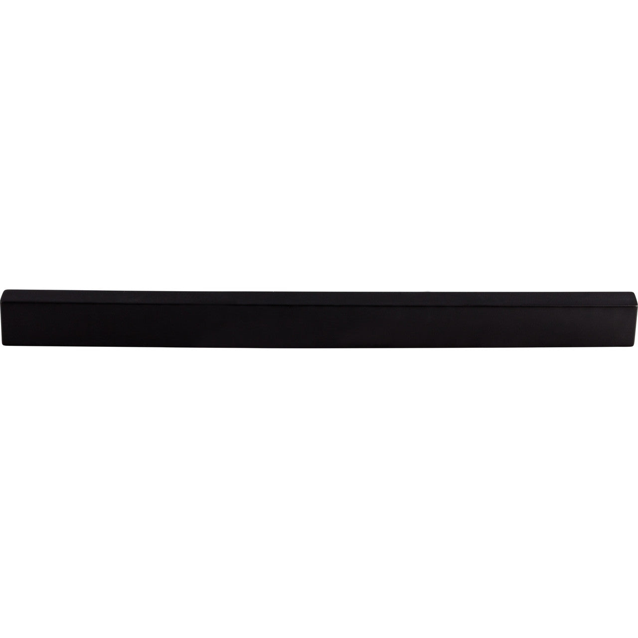 Top Knobs TK278BLK: 12" cc Modern Metro Tab Cabinet Pull - Flat Black