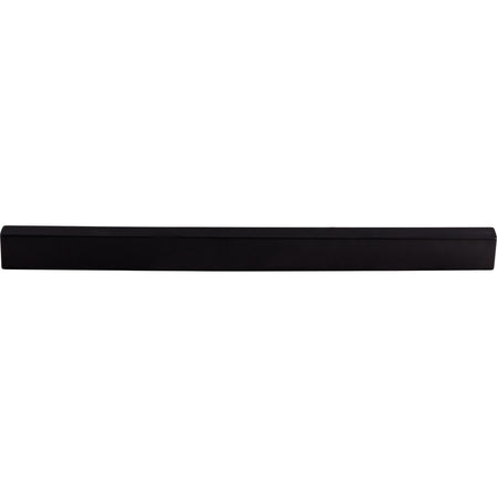 Top Knobs TK278BLK: 12" cc Modern Metro Tab Cabinet Pull - Flat Black