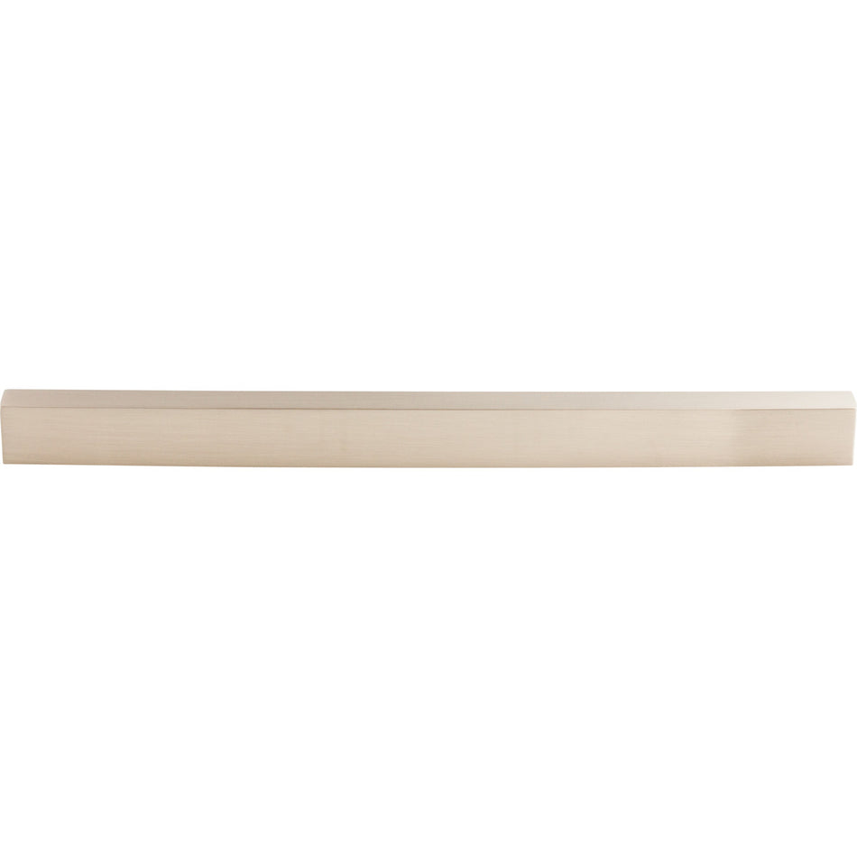 Top Knobs TK278BSN: 12" cc Modern Metro Tab Cabinet Pull - Brushed Satin Nickel