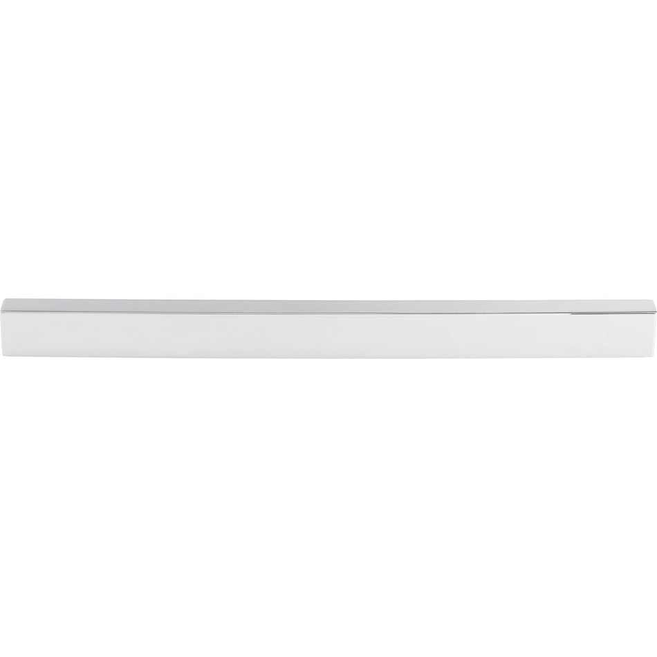 Top Knobs TK278PC: 12" cc Modern Metro Tab Cabinet Pull - Polished Chrome