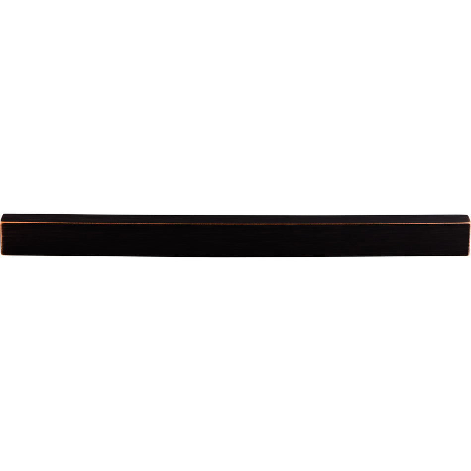 Top Knobs TK278TB: 12" cc Modern Metro Tab Cabinet Pull - Tuscan Bronze