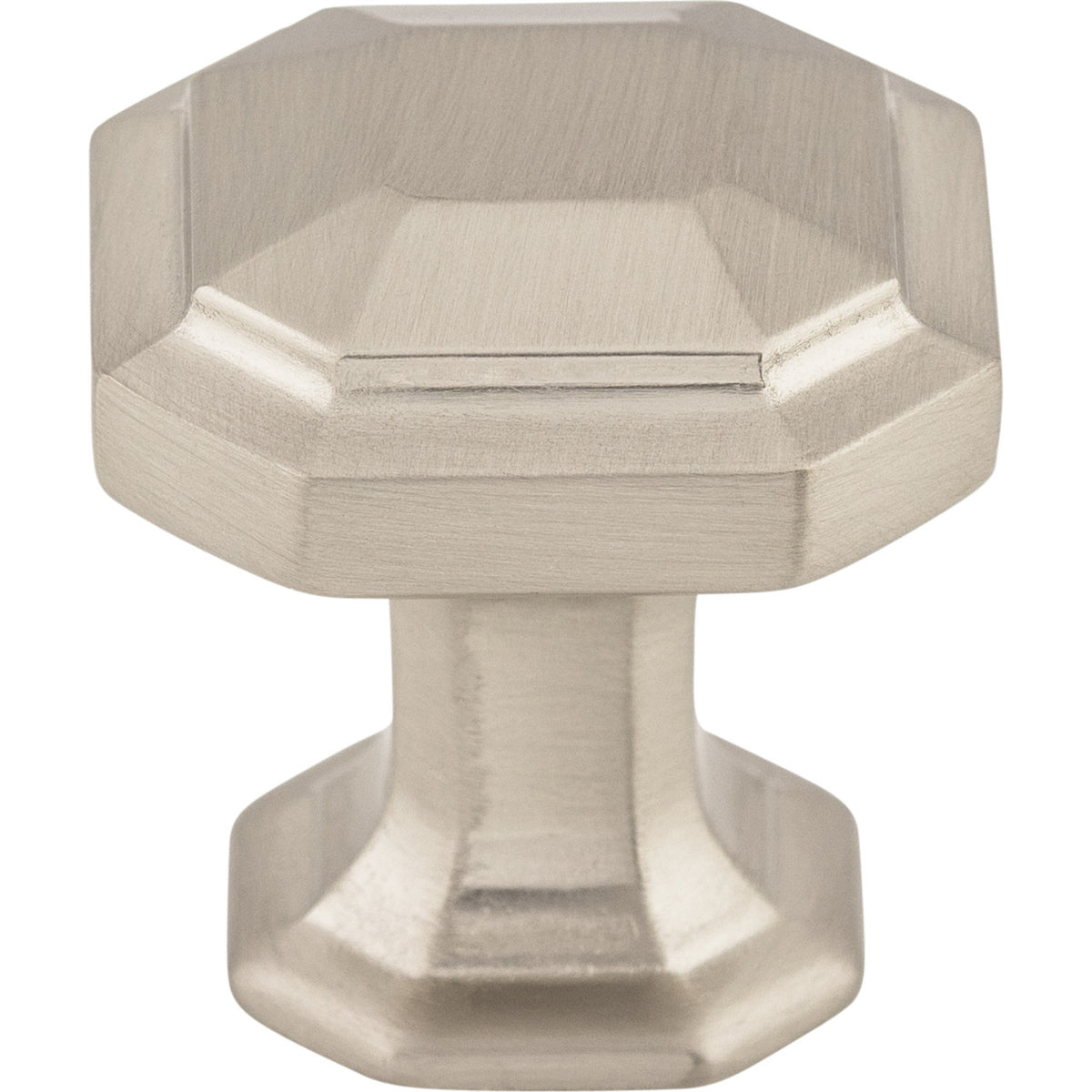 Top Knobs TK286BSN: 1-1/8" Emerald Square Cabinet Knob - Brushed Satin Nickel