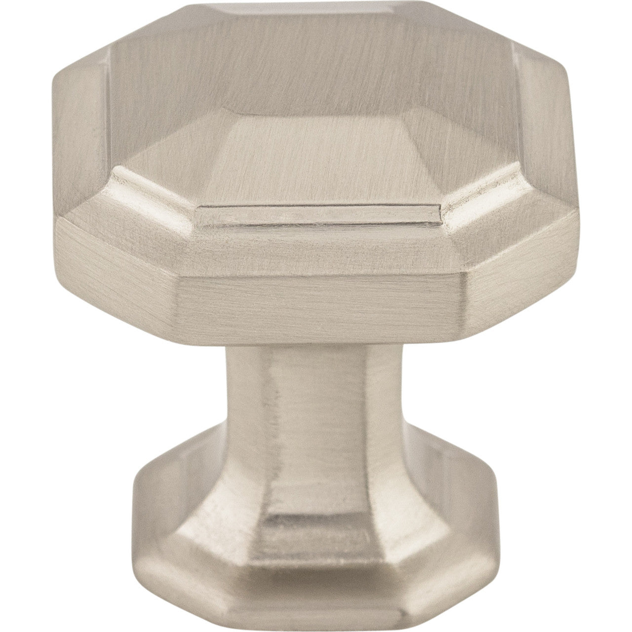 Top Knobs TK286BSN: 1-1/8" Emerald Square Cabinet Knob - Brushed Satin Nickel