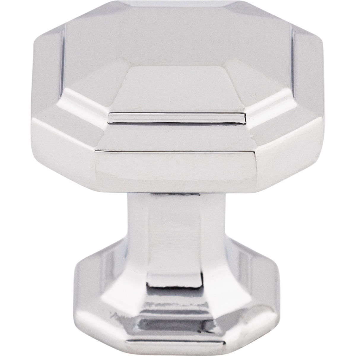 Top Knobs TK286PC: 1-1/8" Emerald Square Cabinet Knob - Polished Chrome