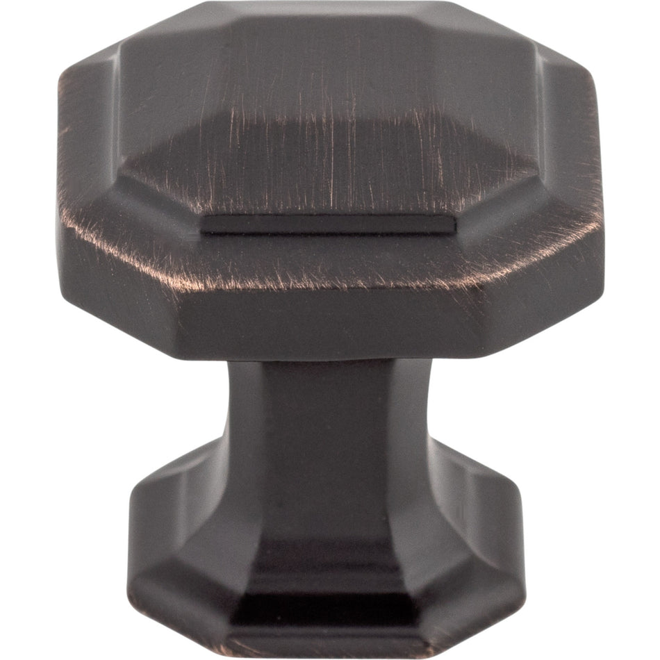 Top Knobs TK286TB: 1-1/8" Emerald Square Cabinet Knob - Tuscan Bronze