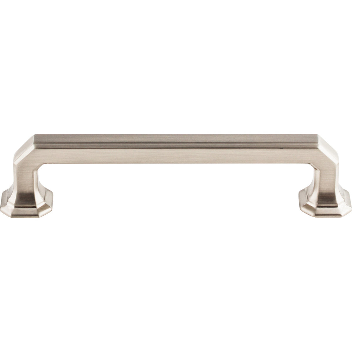 Top Knobs TK288BSN: 5" cc Emerald Square Bar Cabinet Pull - Brushed Satin Nickel
