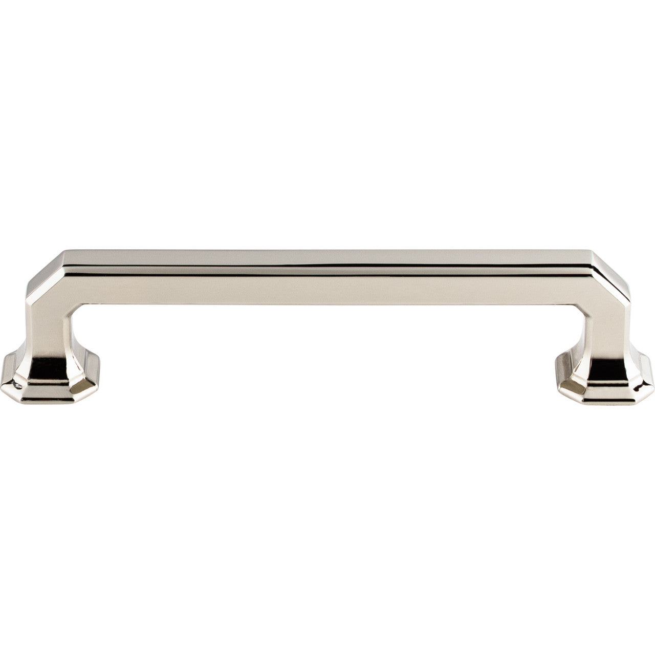 Top Knobs TK288PN: 5" cc Emerald Square Bar Cabinet Pull - Polished Nickel
