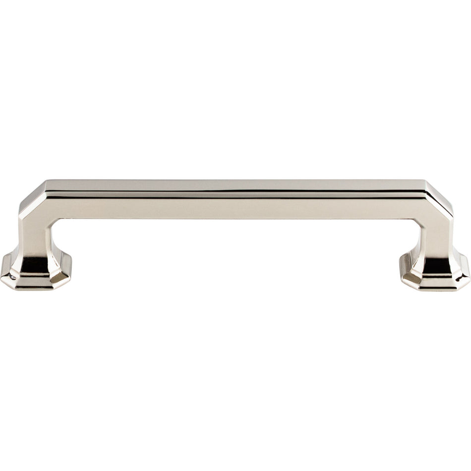 Top Knobs TK288PN: 5" cc Emerald Square Bar Cabinet Pull - Polished Nickel