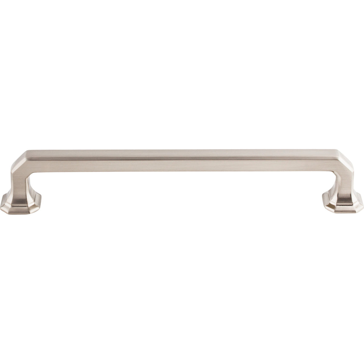 Top Knobs TK289BSN: 7" cc Emerald Square Bar Cabinet Pull - Brushed Satin Nickel