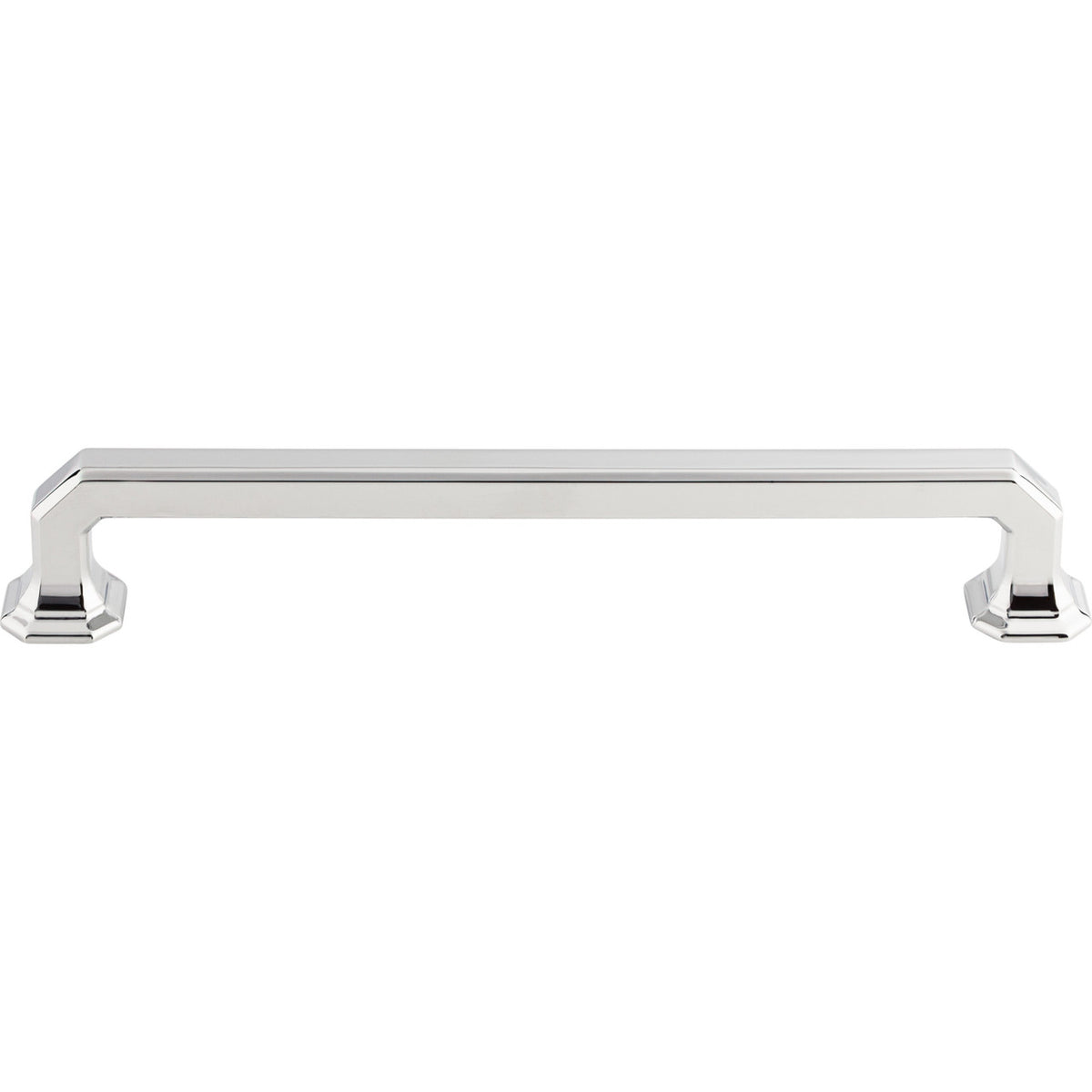 Top Knobs TK289PC: 7" cc Emerald Square Bar Cabinet Pull - Polished Chrome