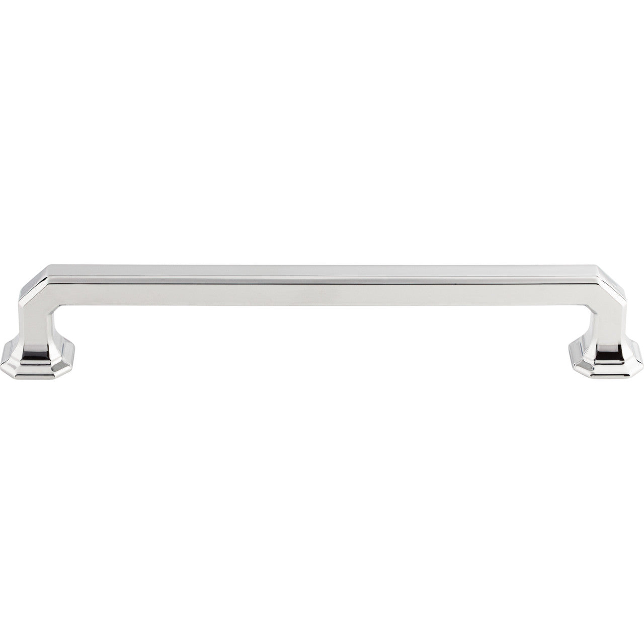 Top Knobs TK289PC: 7" cc Emerald Square Bar Cabinet Pull - Polished Chrome