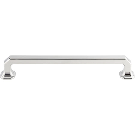 Top Knobs TK289PC: 7" cc Emerald Square Bar Cabinet Pull - Polished Chrome