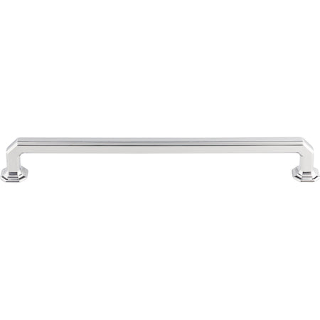 Top Knobs TK290PC: 9" cc Emerald Square Bar Cabinet Pull - Polished Chrome