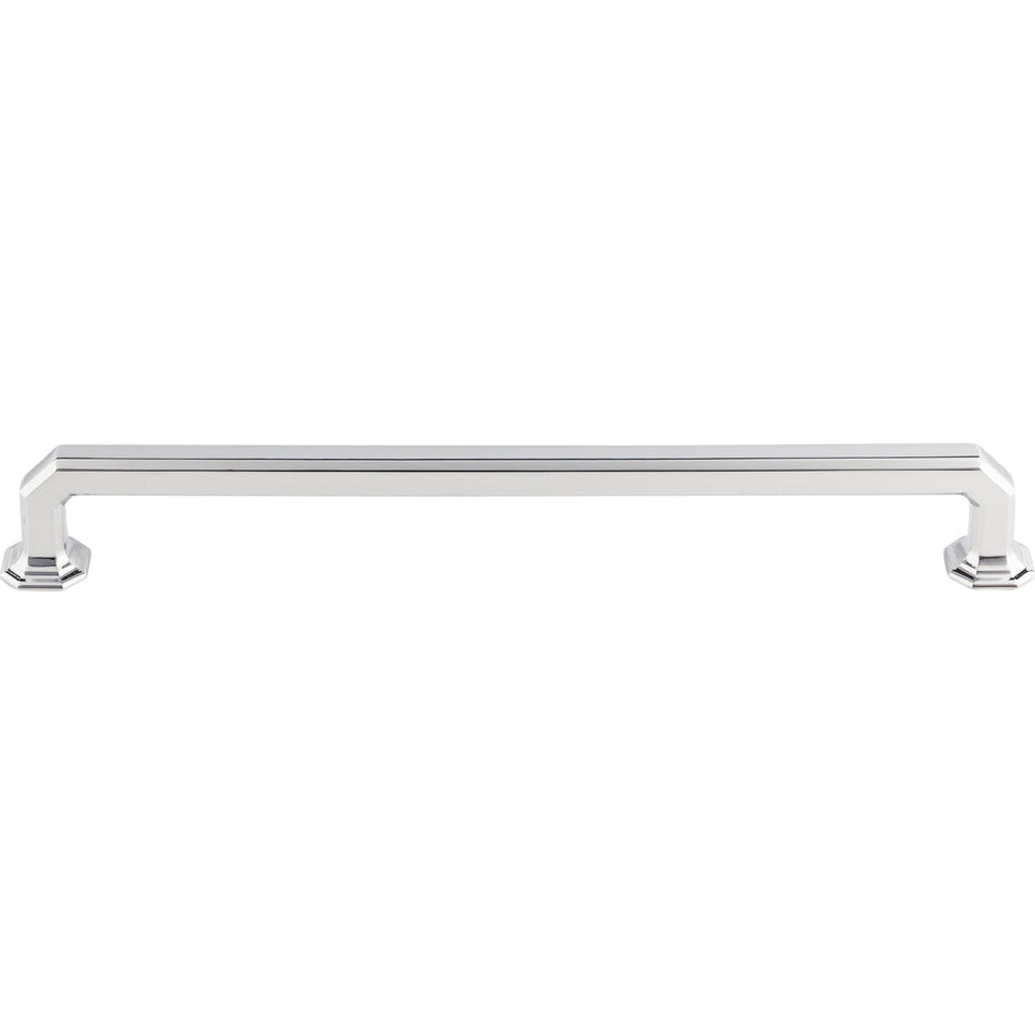 Top Knobs TK290PC: 9" cc Emerald Square Bar Cabinet Pull - Polished Chrome