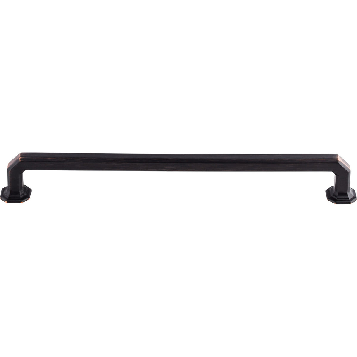 Top Knobs TK290TB: 9" cc Emerald Square Bar Cabinet Pull - Tuscan Bronze