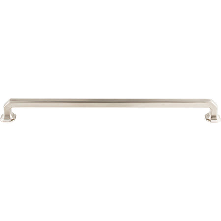 Top Knobs TK291BSN: 12" cc Emerald Square Bar Cabinet Pull - Brushed Satin Nickel