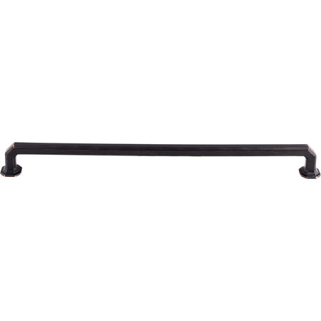 Top Knobs TK291TB: 12" cc Emerald Square Bar Cabinet Pull - Tuscan Bronze