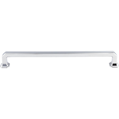 Top Knobs TK292PC: 12" cc Emerald Square Bar Appliance Pull - Polished Chrome