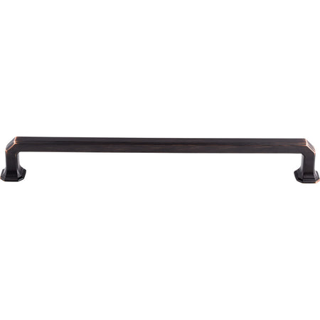 Top Knobs TK292TB: 12" cc Emerald Square Bar Appliance Pull - Tuscan Bronze