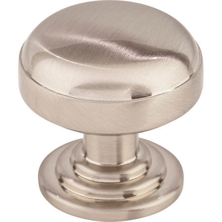 Top Knobs TK3000BSN: 1-1/4" Ellis Round Cabinet Knob - Brushed Satin Nickel
