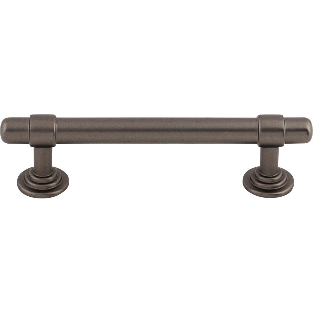 Top Knobs TK3001AG: 3-3/4" cc Ellis Bit Cabinet Pull - Ash Gray