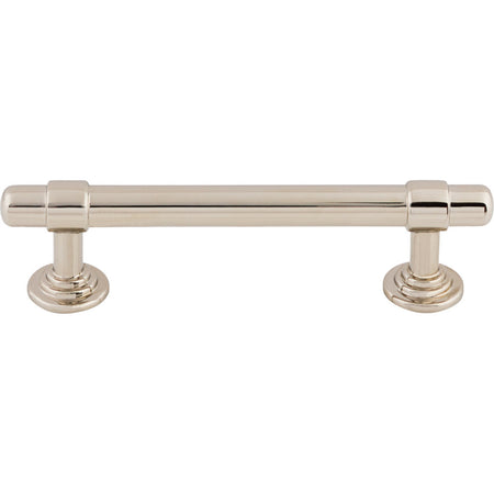 Top Knobs TK3001PN: 3-3/4" cc Ellis Bit Cabinet Pull - Polished Nickel