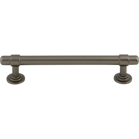 Top Knobs TK3002AG: 5-1/16" cc Ellis Bit Cabinet Pull - Ash Gray